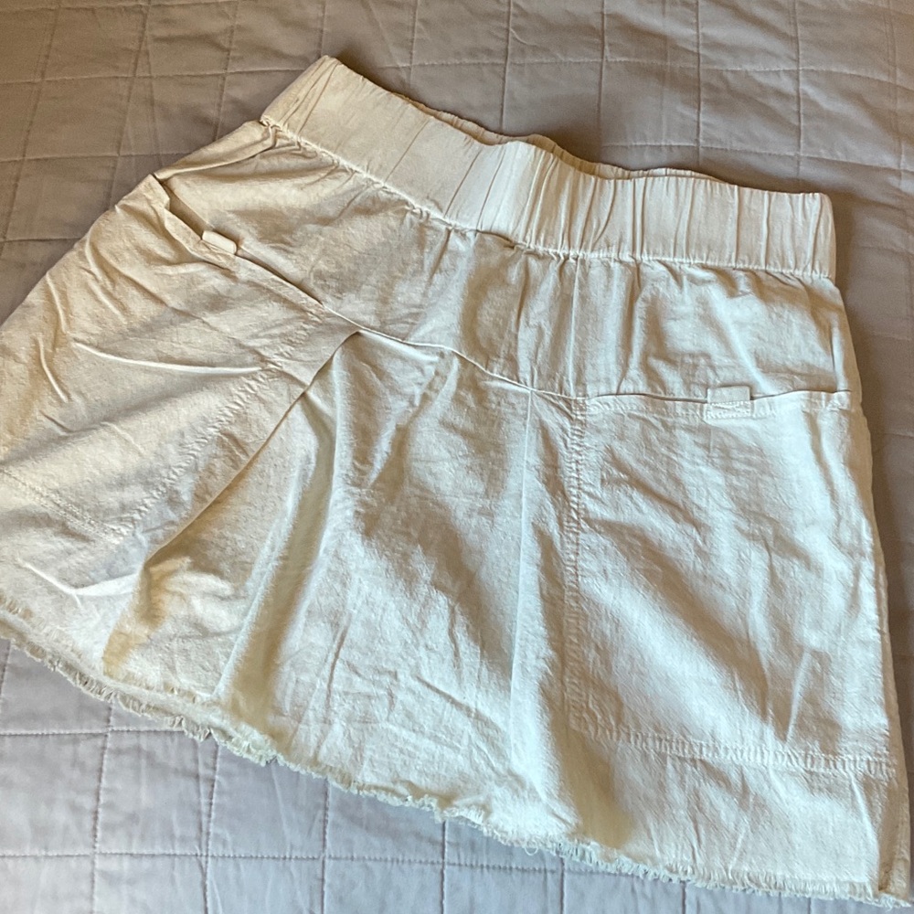 Free People Cream Skirt